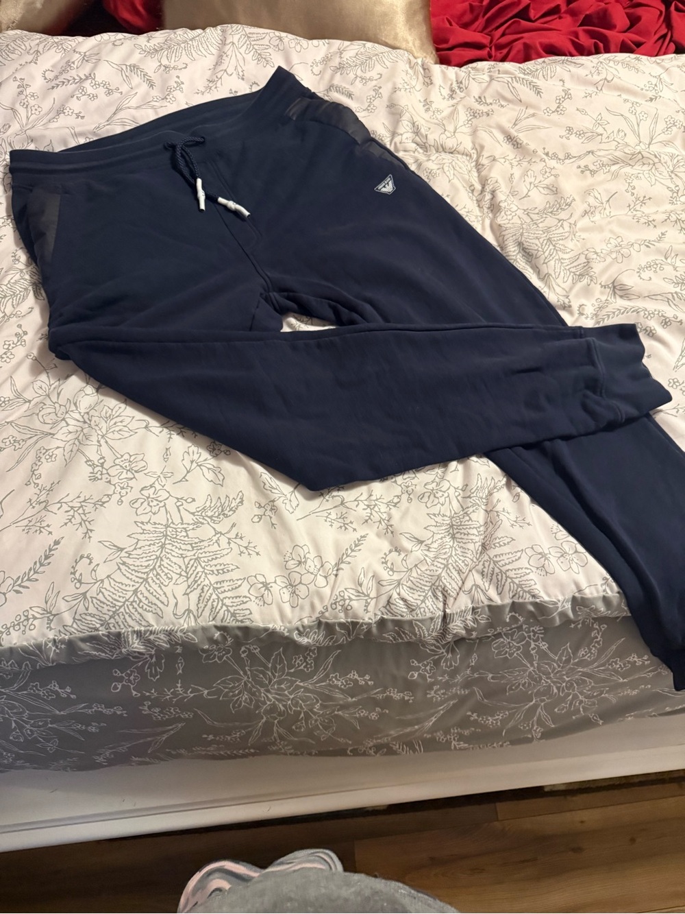 Armani Joggers Men's Navy Jogger Pants XXL Cotton Blend Drawstring Pockets